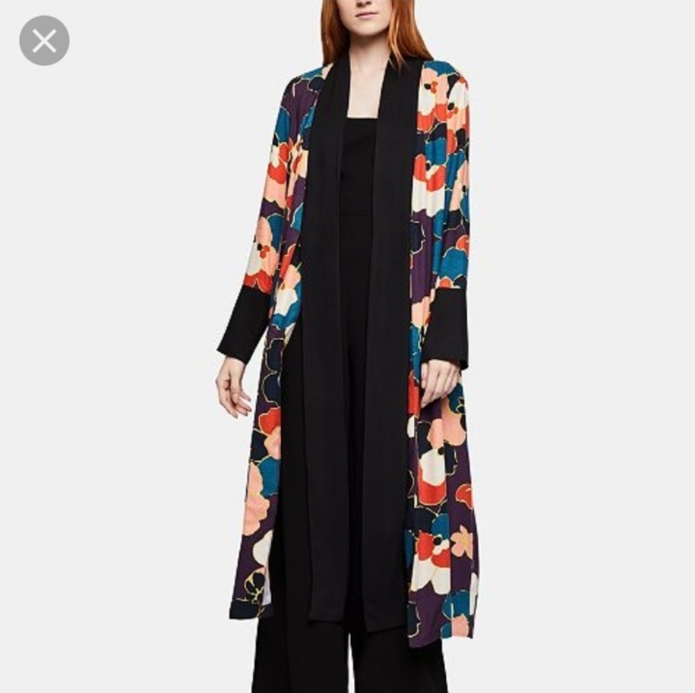 BCBGeneration Multi Floral Duster - XS